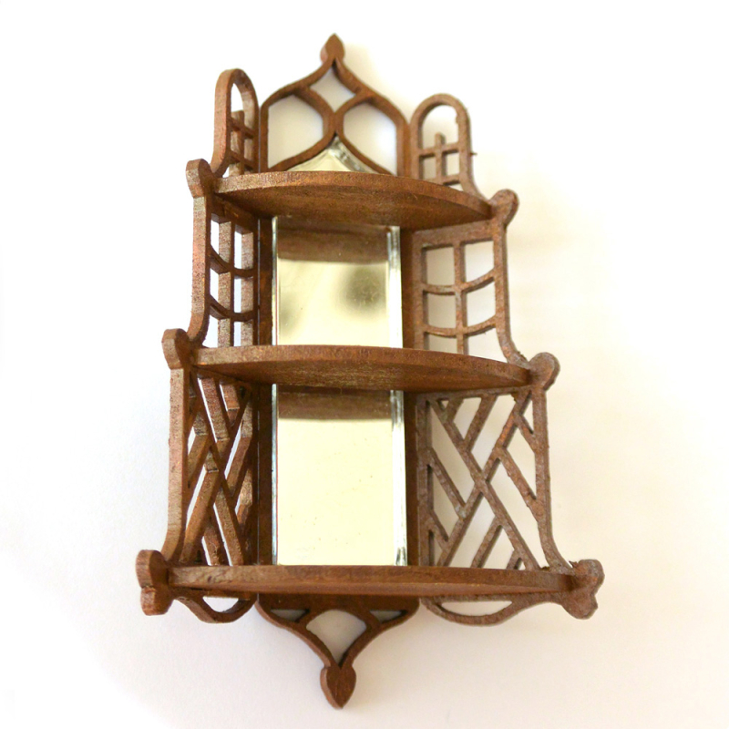 Victoriaans Spiegel-muurplankje